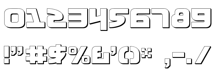 Moltors Outline Font OTHER CHARS