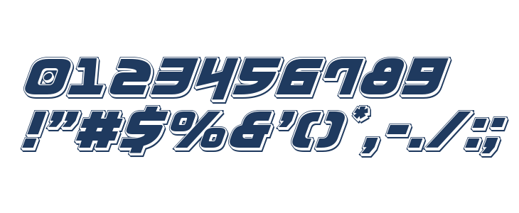 Moltors Punch Italic Other Characters