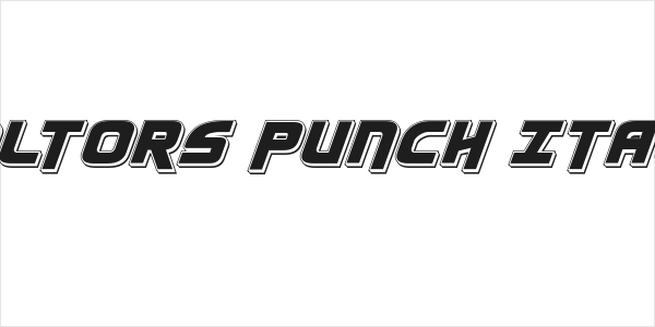 Moltors Punch Italic Logo