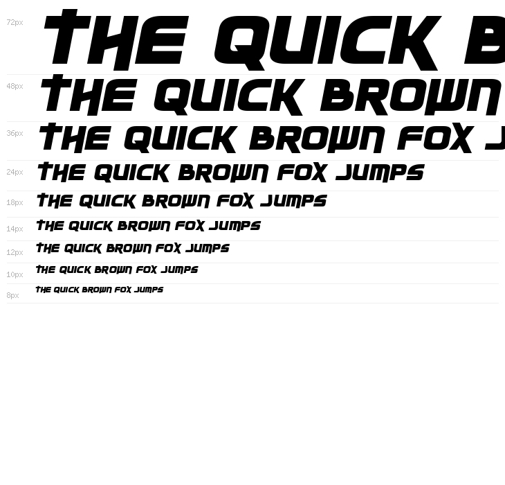 Moltors Semi-Italic Waterfall