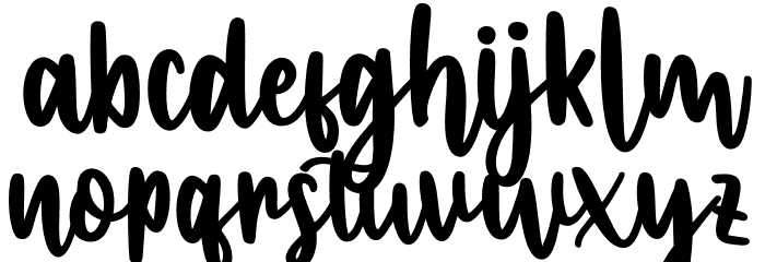 Mom Crafts Font LOWERCASE