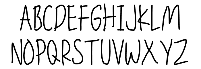 Mom I love you so much ! Font UPPERCASE