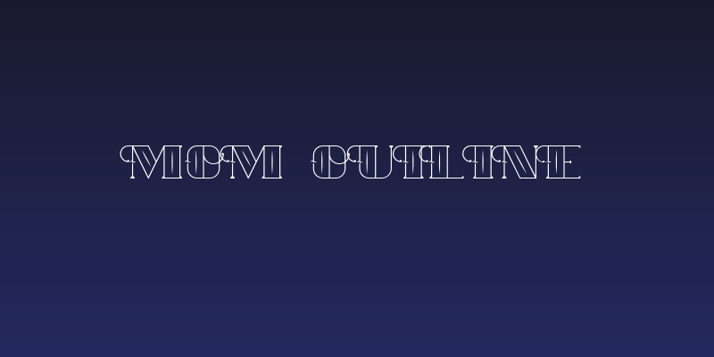 Mom Outline Social Header