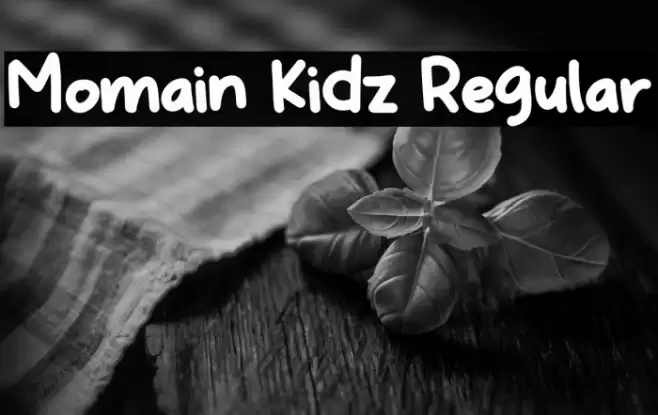 Momain Kidz Regular Font examples