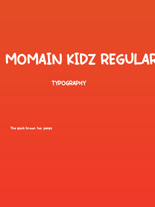 Momain Kidz Regular Poster