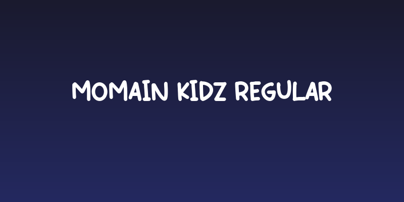 Momain Kidz Regular Social Header