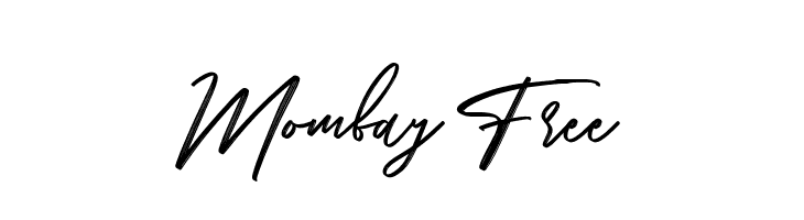 Mombay Free  Frei Schriftart Herunterladen