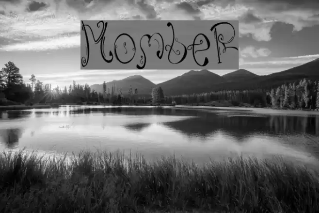 MombeR Font examples