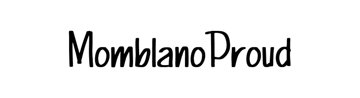 Momblano Proud  Free Fonts Download