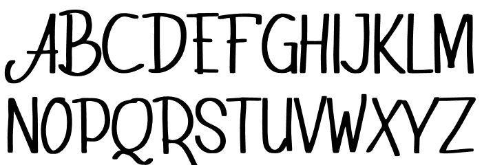 Momblano Proud Font UPPERCASE