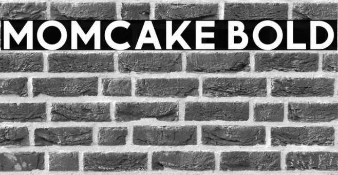 Momcake Bold Font examples
