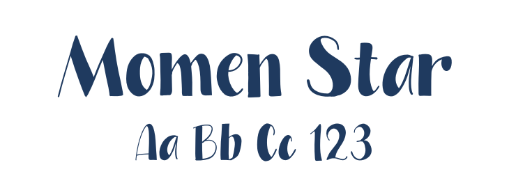 Momen Star Font Preview