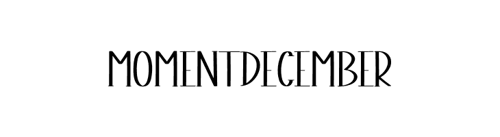 Moment December  Frei Schriftart Herunterladen