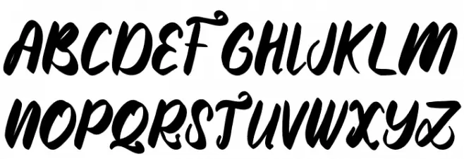 Momentum Valentine Font UPPERCASE
