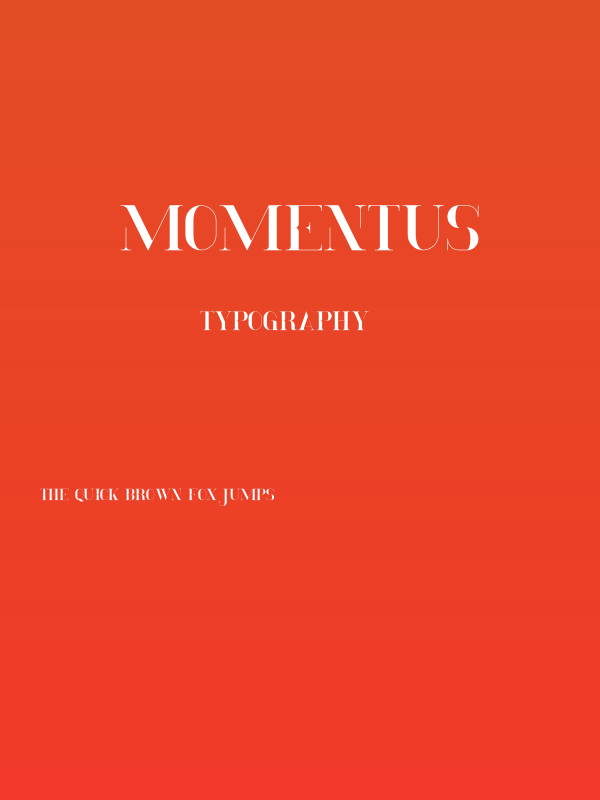 Momentus Poster
