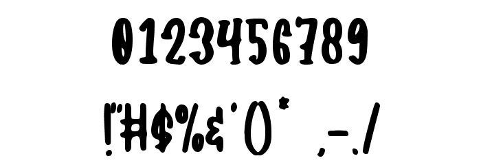 Mommy Cupcakes Font OTHER CHARS