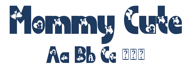 Mommy Cute Font Preview