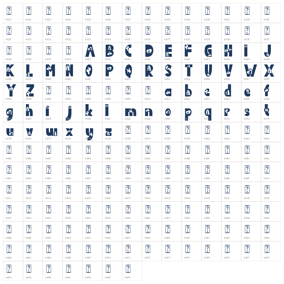 Mommy Cute Character Map