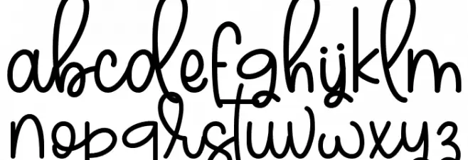 Mommy Monoline Шрифта строчной