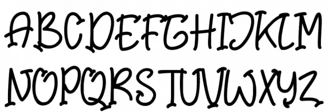Mommy and Baby - Personal Use Schriftart Groß