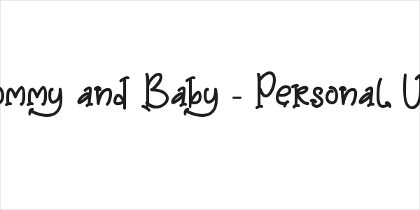 Mommy and Baby - Personal Use Logo