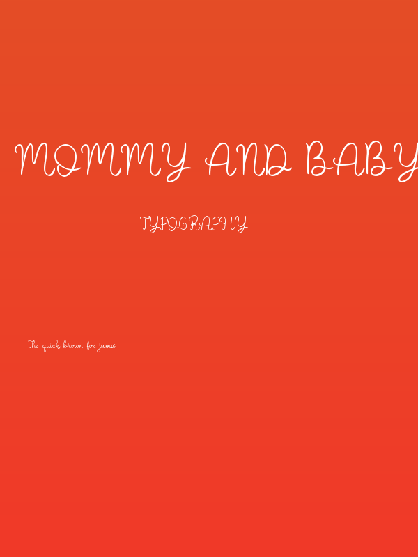 Mommy and Baby Script Poster