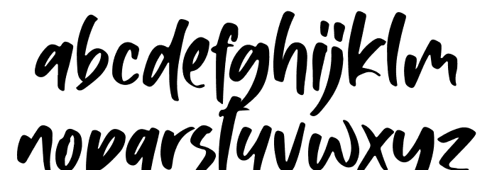 MommyLemon Font LOWERCASE