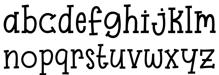 Mommyland Font LOWERCASE