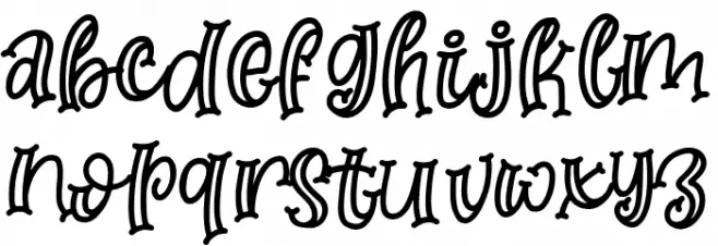 Moms Crafter फ़ॉन्ट लोअरकेस