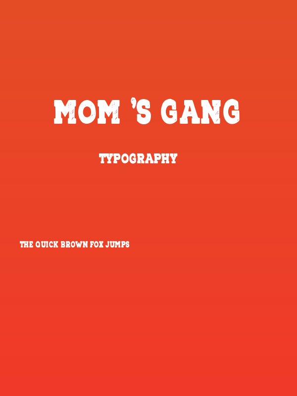 Mom's Gang Poster