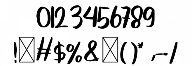 Moms Story Font OTHER CHARS