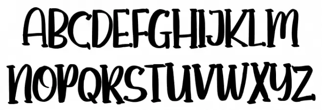 Moms Story Schriftart Groß