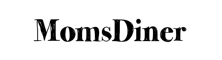 MomsDiner Font