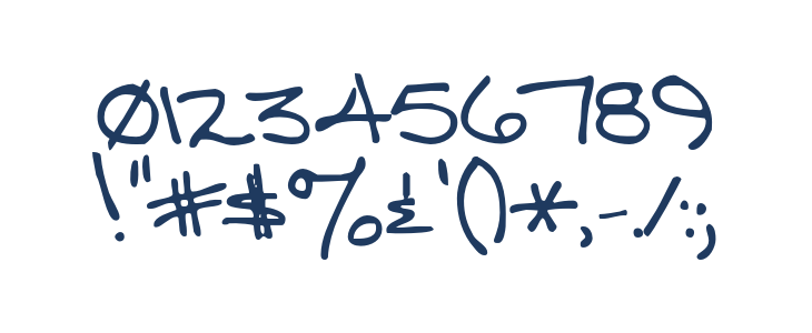 MomsFontYOFF Other Characters