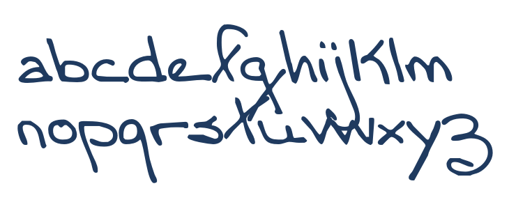 MomsFontYOFF Lowercase