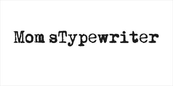 Mom´sTypewriter Logo