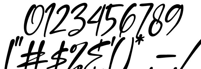 Momshine Italic Font OTHER CHARS