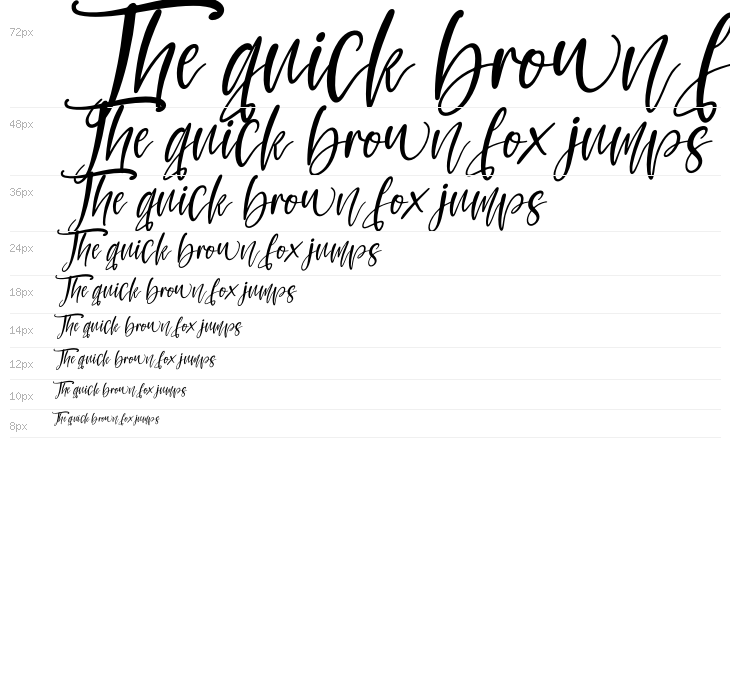 Momshine Italic Waterfall