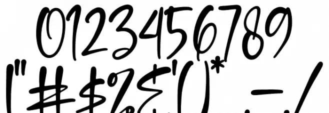 Momshine Font OTHER CHARS