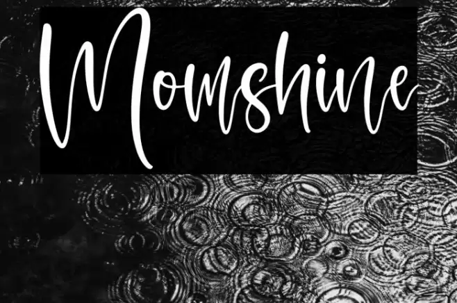 Momshine Font examples