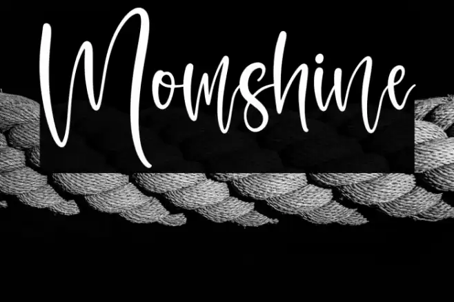 Momshine Font examples