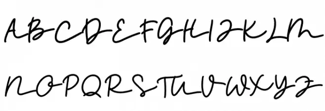 Momy & Marsa Schriftart Groß