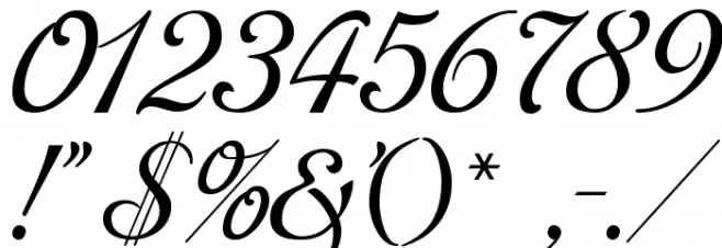 Mon Amour Two Medium Font OTHER CHARS