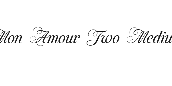 Mon Amour Two Medium Logo
