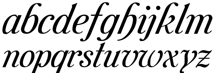 Mon Amour Two Medium Font LOWERCASE