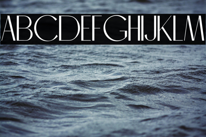 Mon de Tresor Italic Example 3