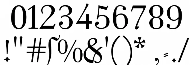 MonAmourAprilFraktur フォント その他の文字
