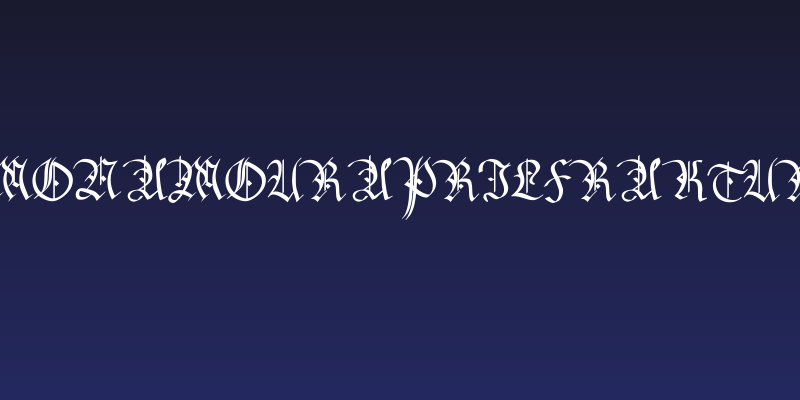 MonAmourAprilFraktur Social Header