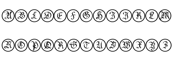 MonAmourCapsAprilFraktur Font LOWERCASE