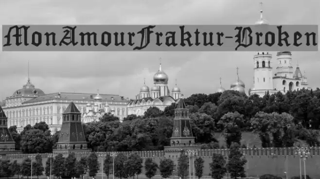 MonAmourFraktur-Broken Schriftart examples